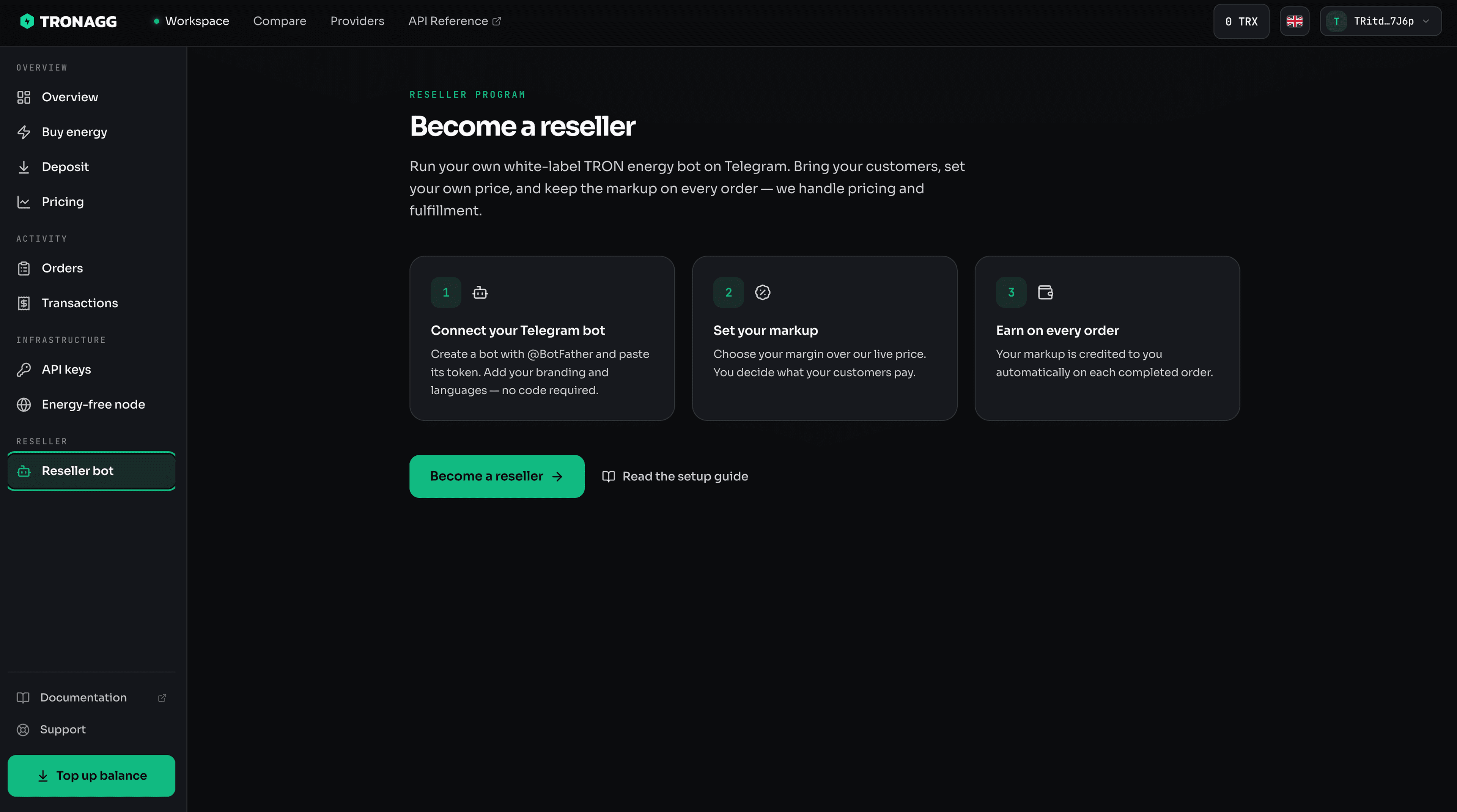 Become a reseller