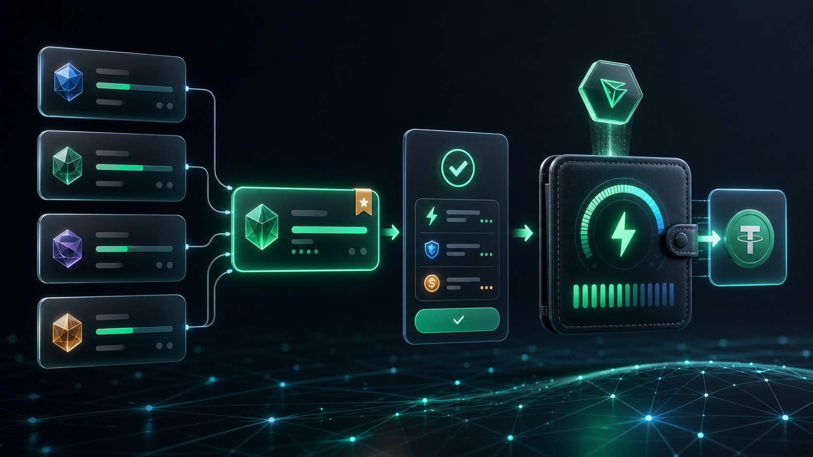 Provider quote comparison for renting TRON energy