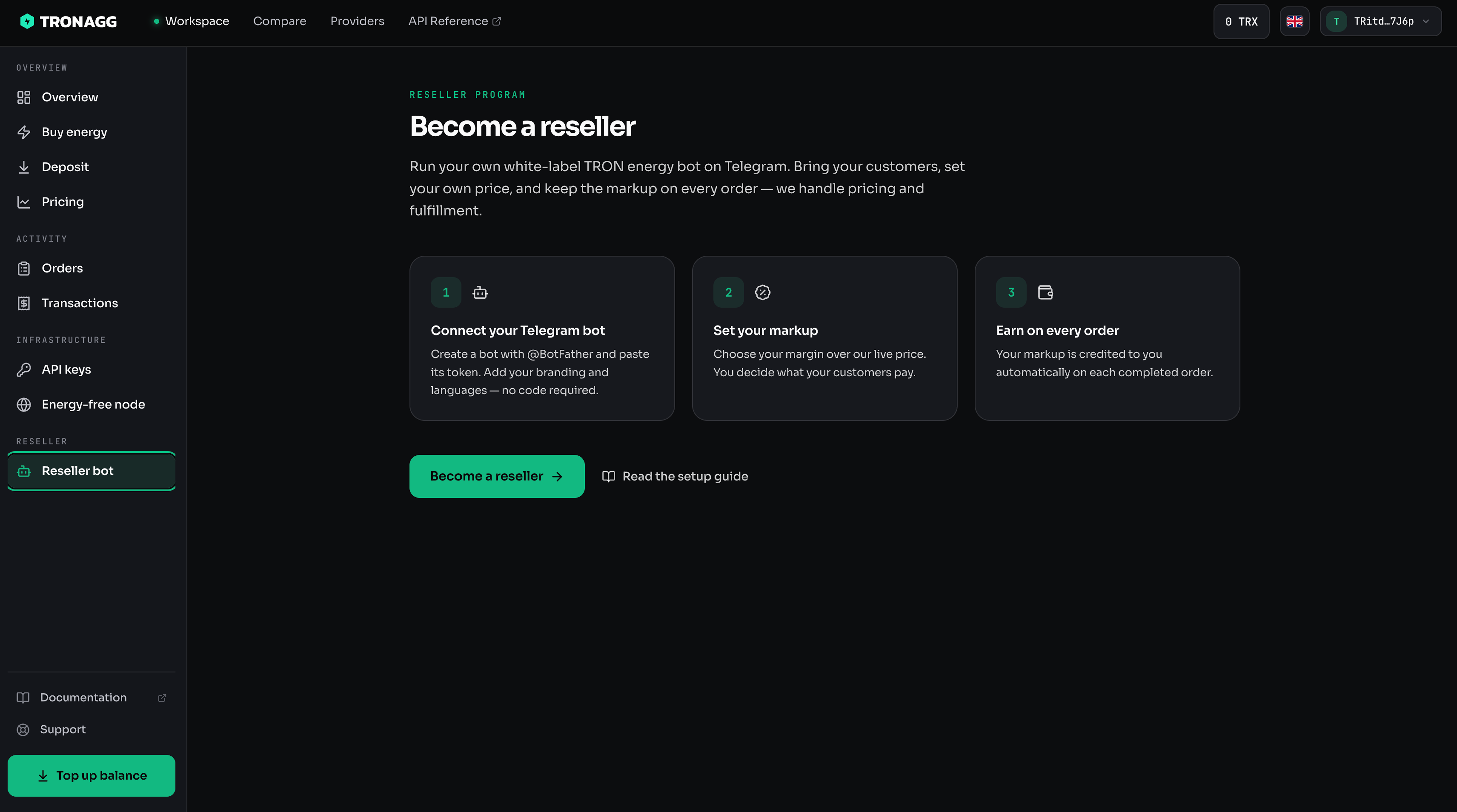 Become a reseller